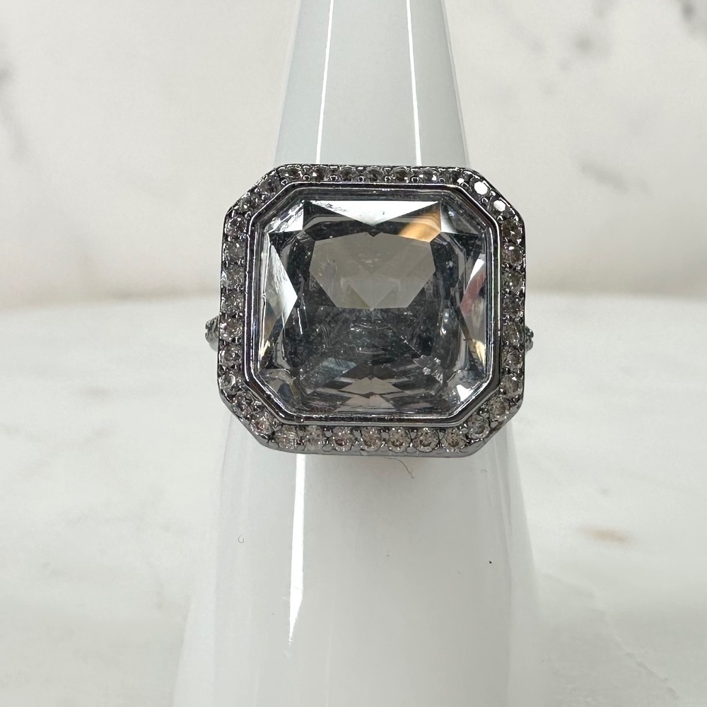 Bomb Party April Feels So Sweet Diamond Cubic Zirconia Ring RG56511 NWT Size 7